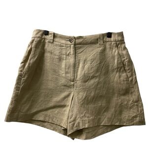 Boden Khaki Linen Westborne Shorts